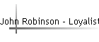 John Robinson - Loyalist