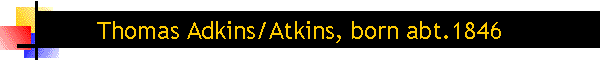 Thomas Adkins/Atkins, born abt.1846